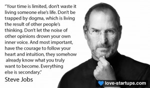 Steve Jobs - Your time is limited