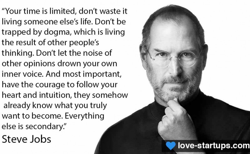 Steve Jobs - Your time is limited