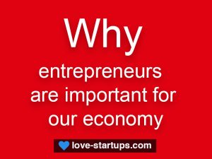 Why entrepreneurs are important for our economy?